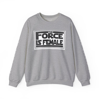 The Force Is Female X  Retro Print Pride Rebel Emblem Crewneck