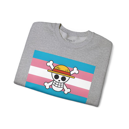Straw Hat X Trans Be you Crew Crewneck