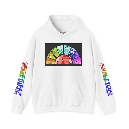 One Piece Rainbow Graphic Hoodie