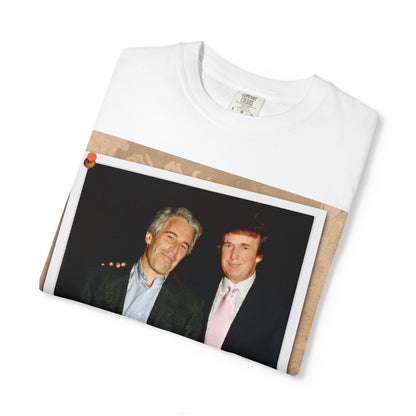 Trump and  Epstein "Best Friend" Photo Polaroid  T-Shirt