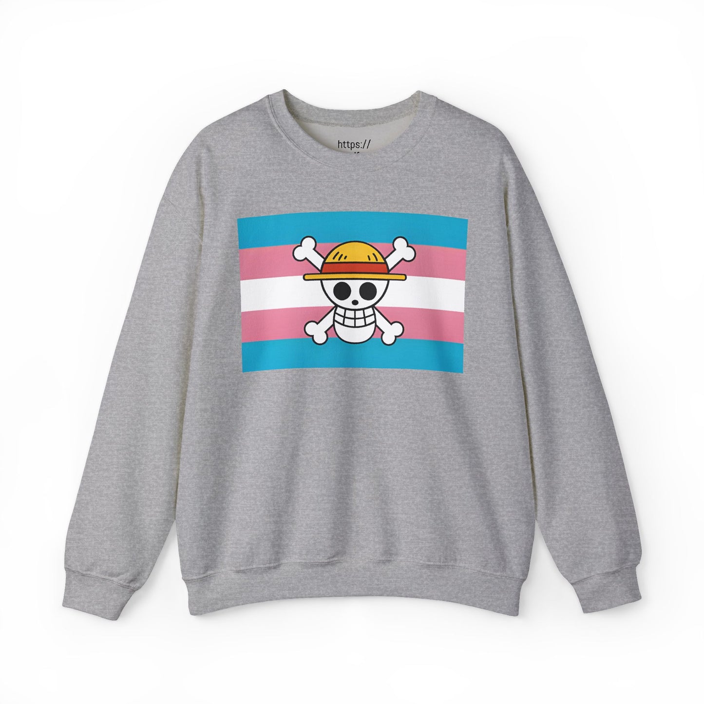 Straw Hat X Trans Be you Crew Crewneck