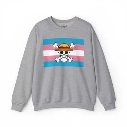 Straw Hat X Trans Be you Crew Crewneck