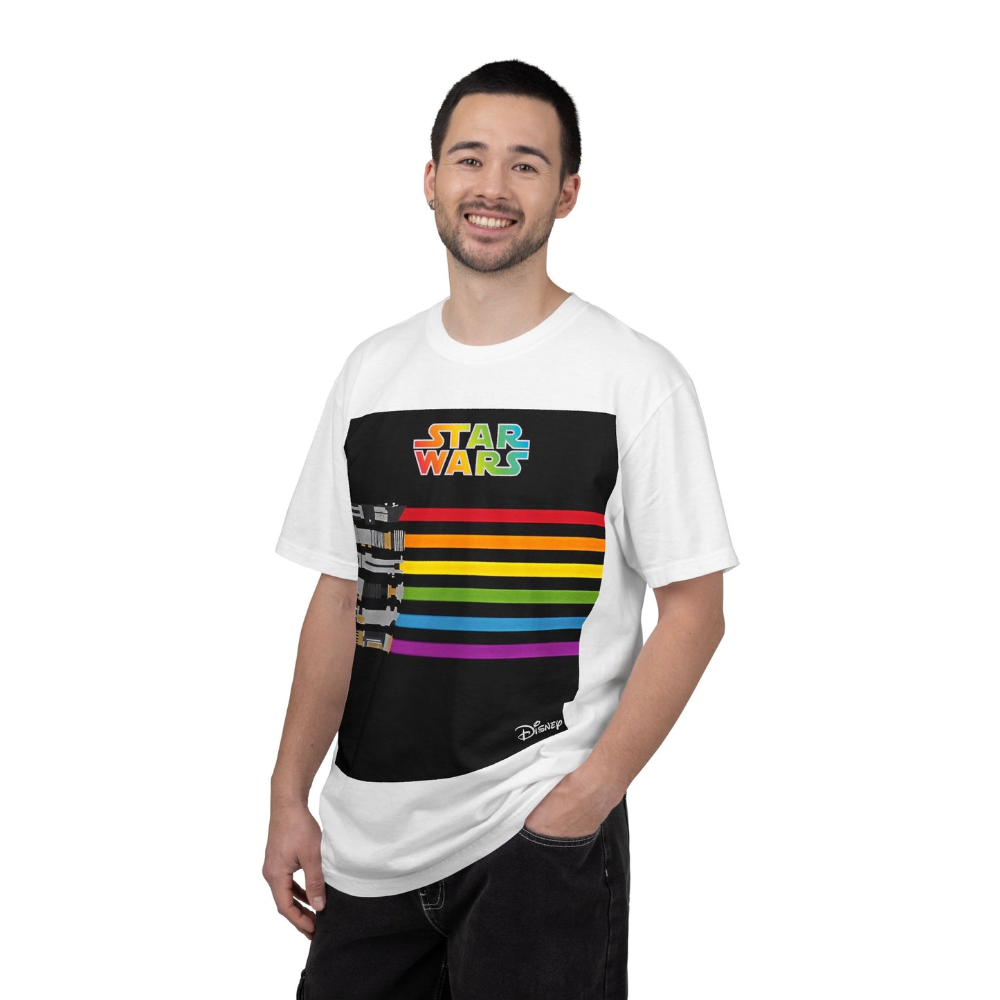 Star Wars Light Saber Rainbow T Shirt