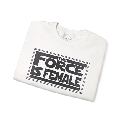 The Force Is Female X  Retro Print Pride Rebel Emblem Crewneck