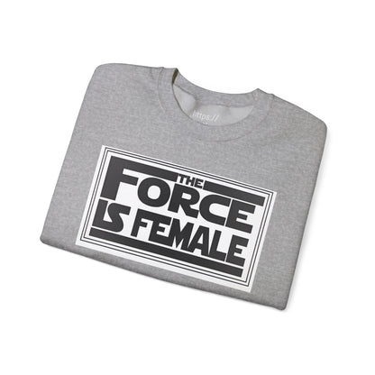 The Force Is Female X  Retro Print Pride Rebel Emblem Crewneck