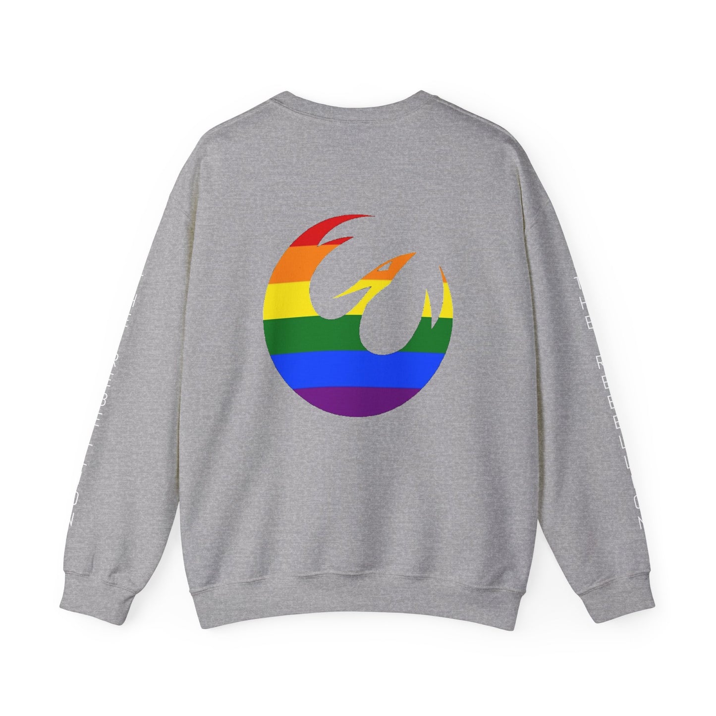 The Force Is Female X  Retro Print Pride Rebel Emblem Crewneck