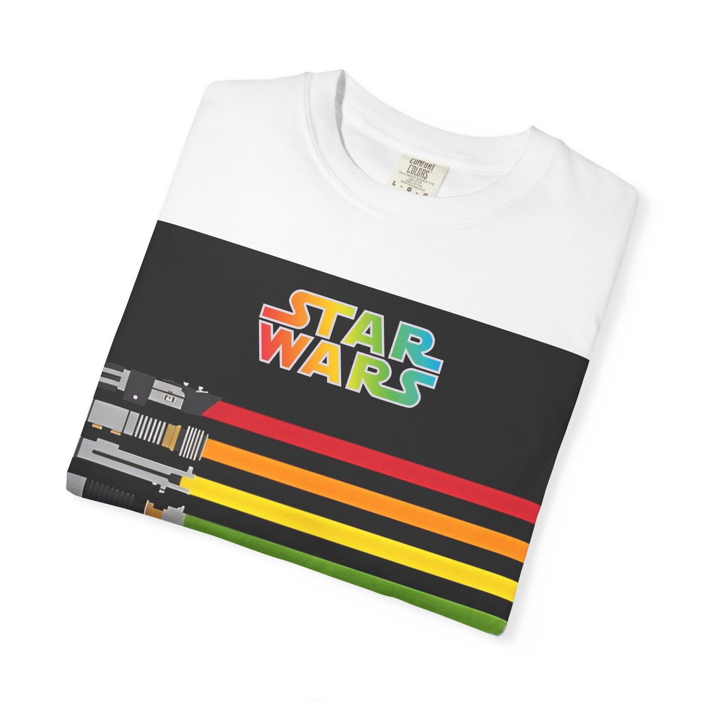 Star Wars Light Saber Rainbow T Shirt