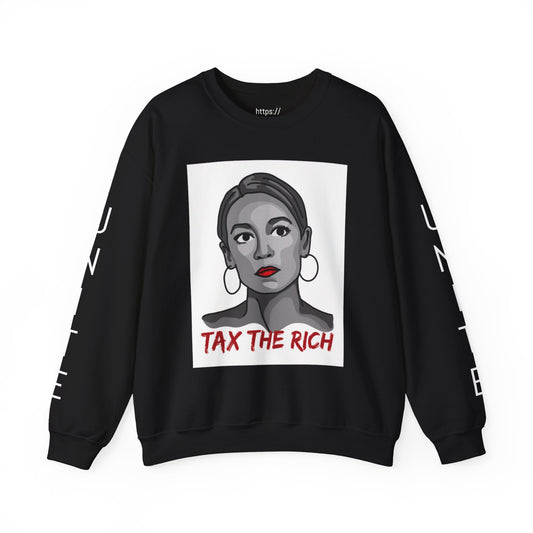 AOC Tax the Rich Crewneck