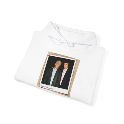 Trump and  Epstein "Best Friend" Photo Polaroid  Hoodie