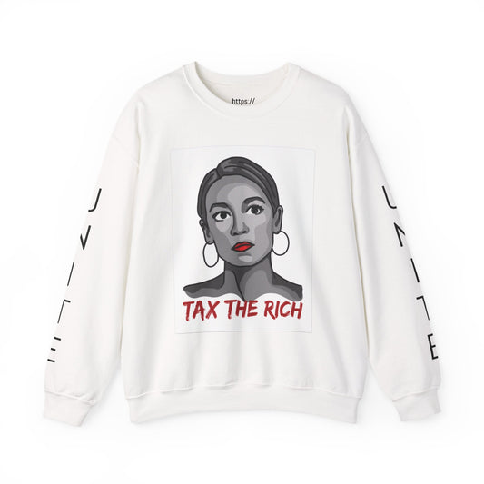 AOC Tax the Rich Crewneck