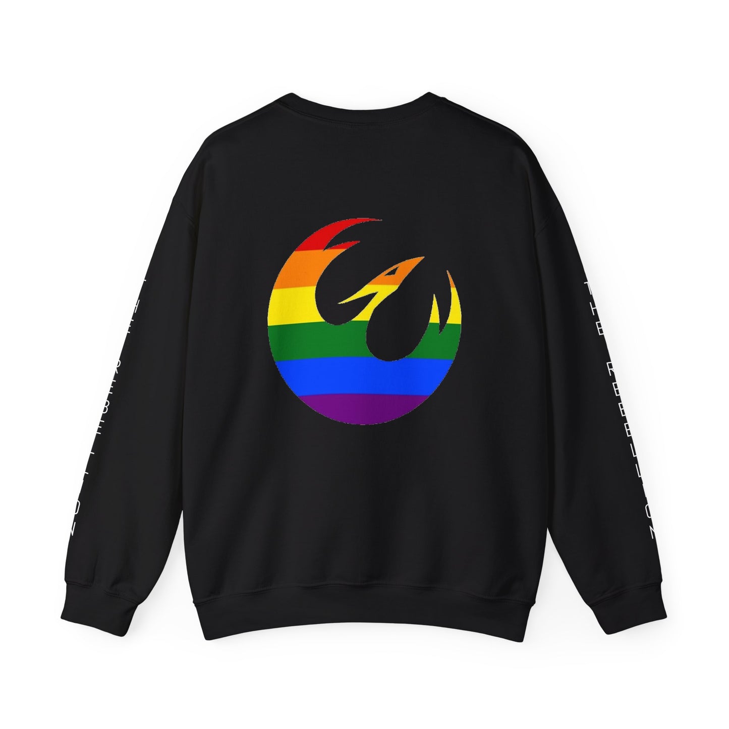 The Force Is Female X  Retro Print Pride Rebel Emblem Crewneck