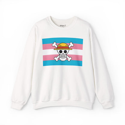 Straw Hat X Trans Be you Crew Crewneck
