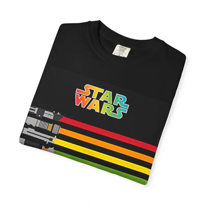 Star Wars Light Saber Rainbow T Shirt