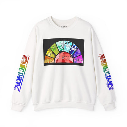 One Piece Rainbow Graphic Crewneck